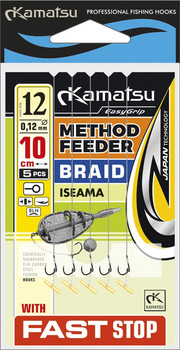 Przypon feeder Kamatsu Method Feeder Braid Iseama