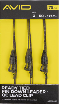 Koszyczek zanętowy AVID Ready Tied Pin Down QC Lead Clip