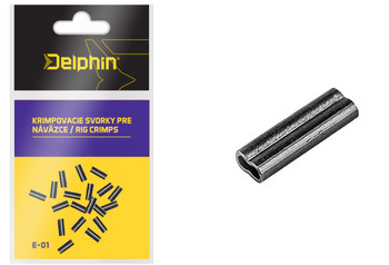Tuleja zaciskowa Delphin Zaciski podwójne do przyponów