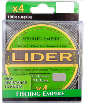 Plecionka Fishing Empire Lider X4 100