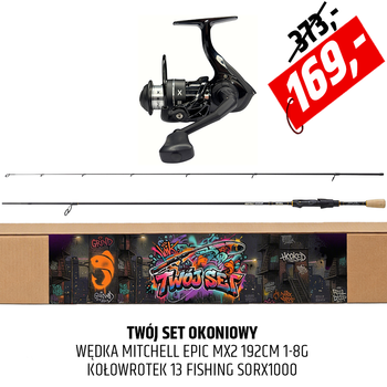 Twój Set Okoniowy - Mitchell Epic MX2 z kołowrotkiem Source X