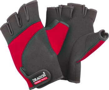 Rękawiczki Neoprenowe Dragon 5-finger cut czerwone