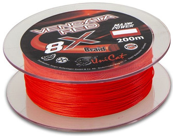 Plecionka Uni Cat 8X Vencata Red
