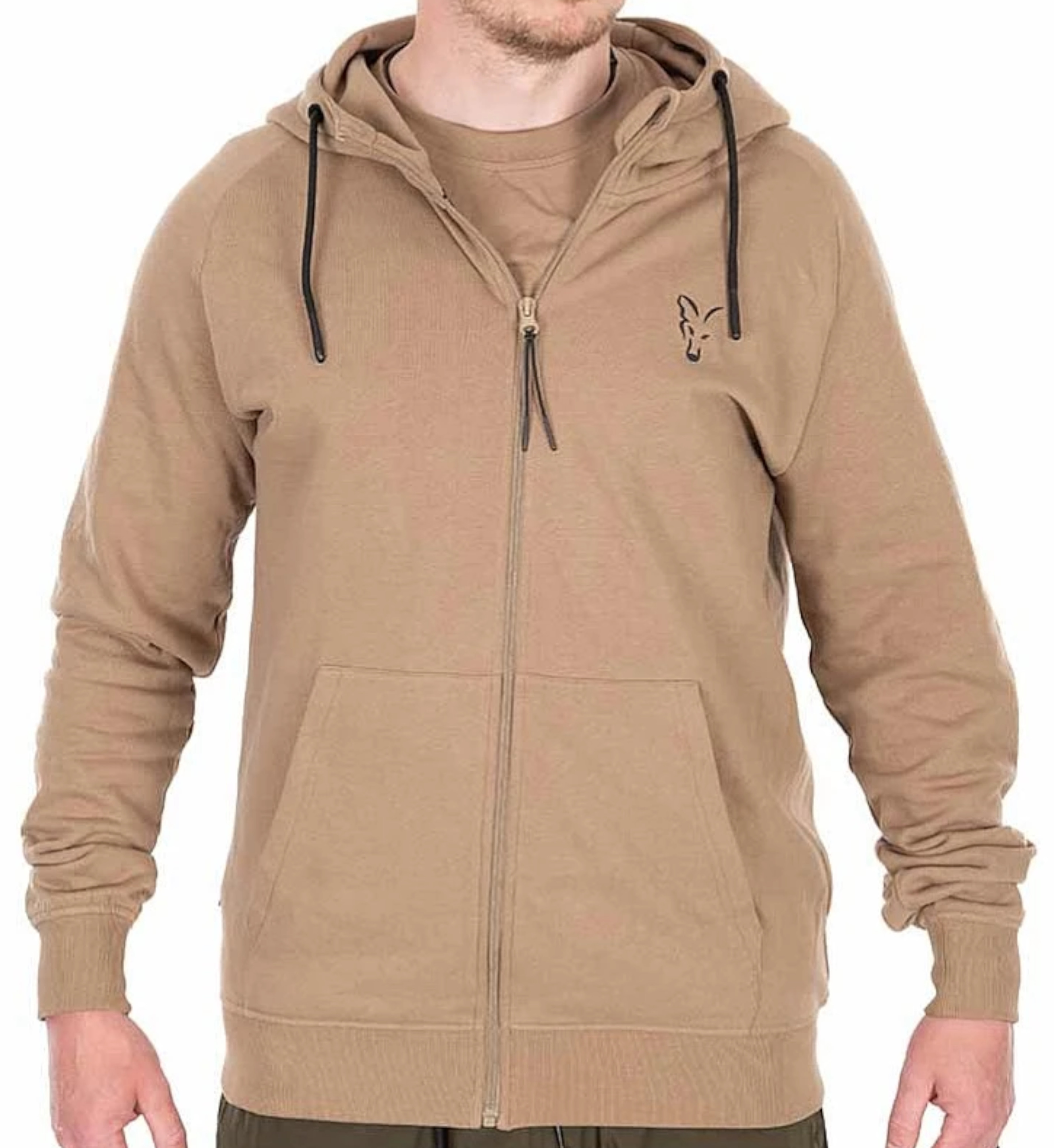 Bluza na zamek Fox Collection LW Zip Hoody Tan