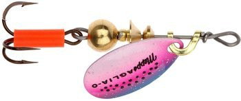 Obrotówka Mepps Aglia Fluo Micropigments Rainbo Trout