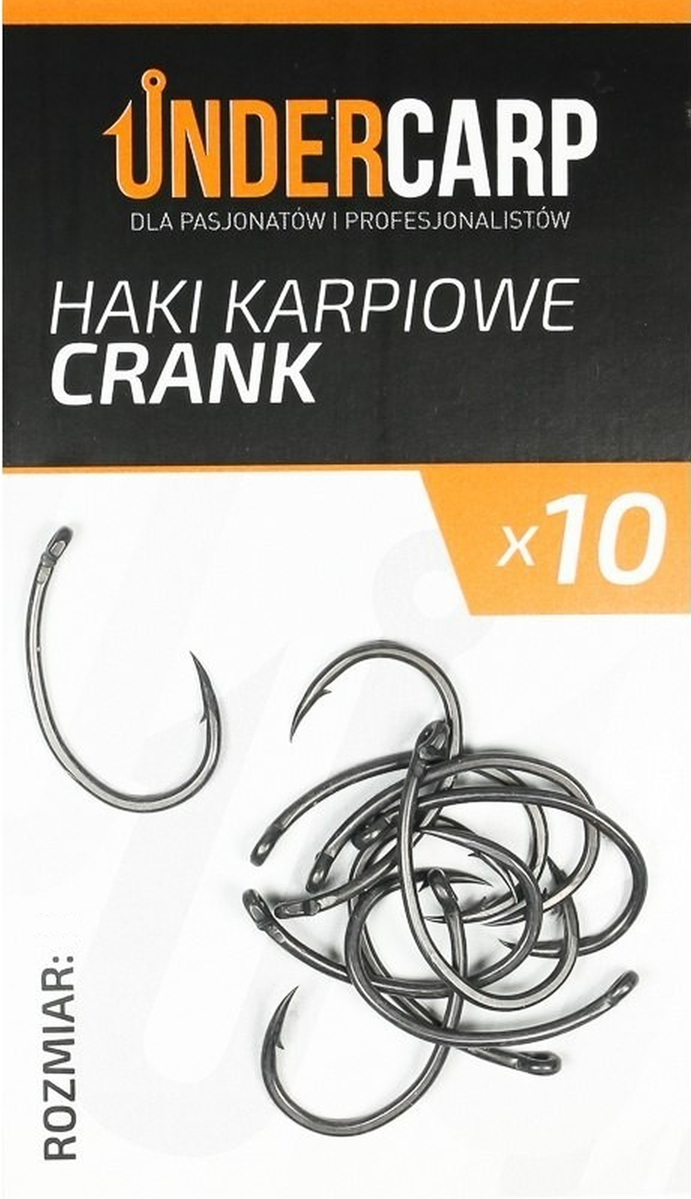 Teflonowe haki karpiowe Undercarp Crank
