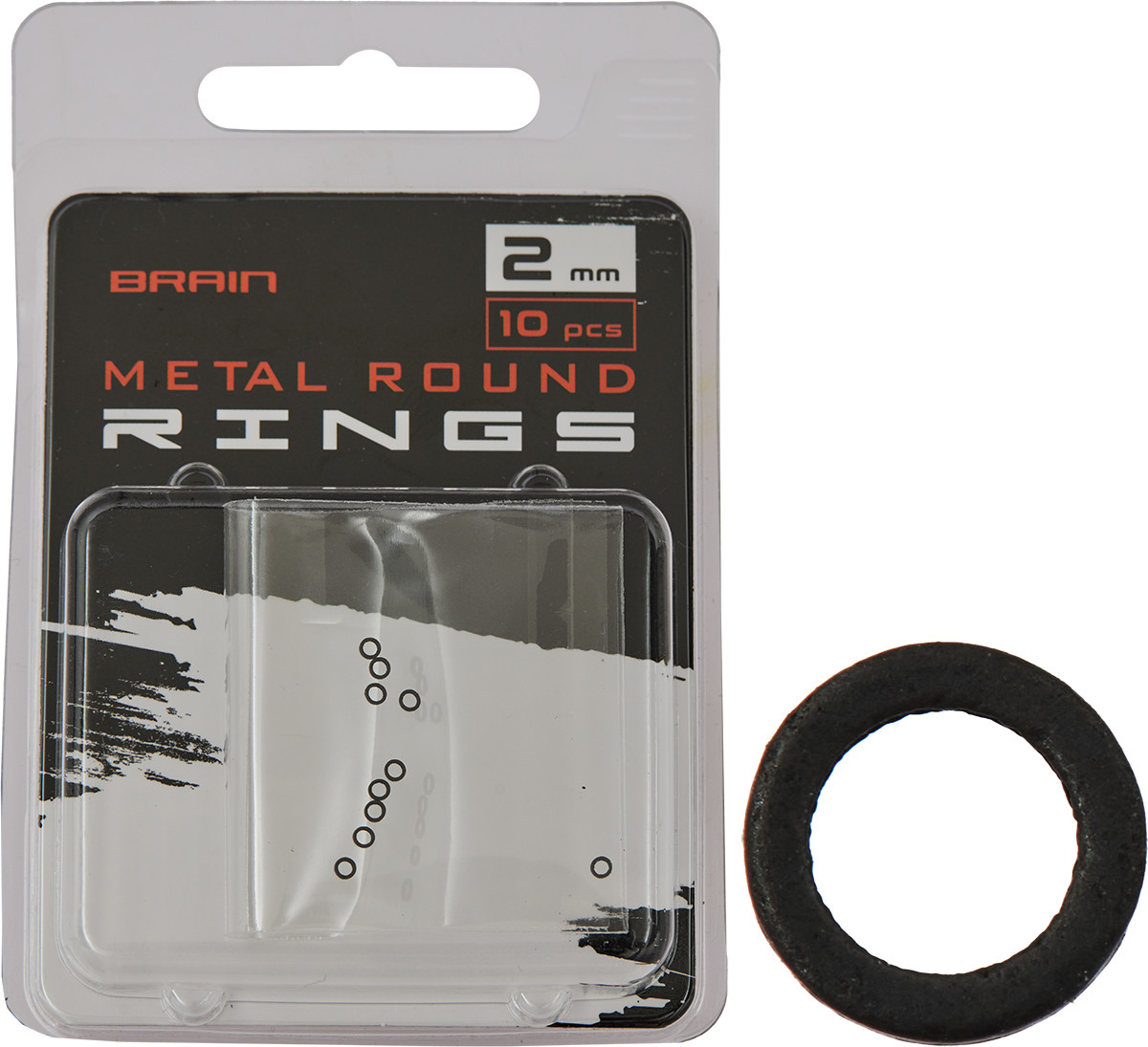 Pierścienie Brain Metal Round Rings
