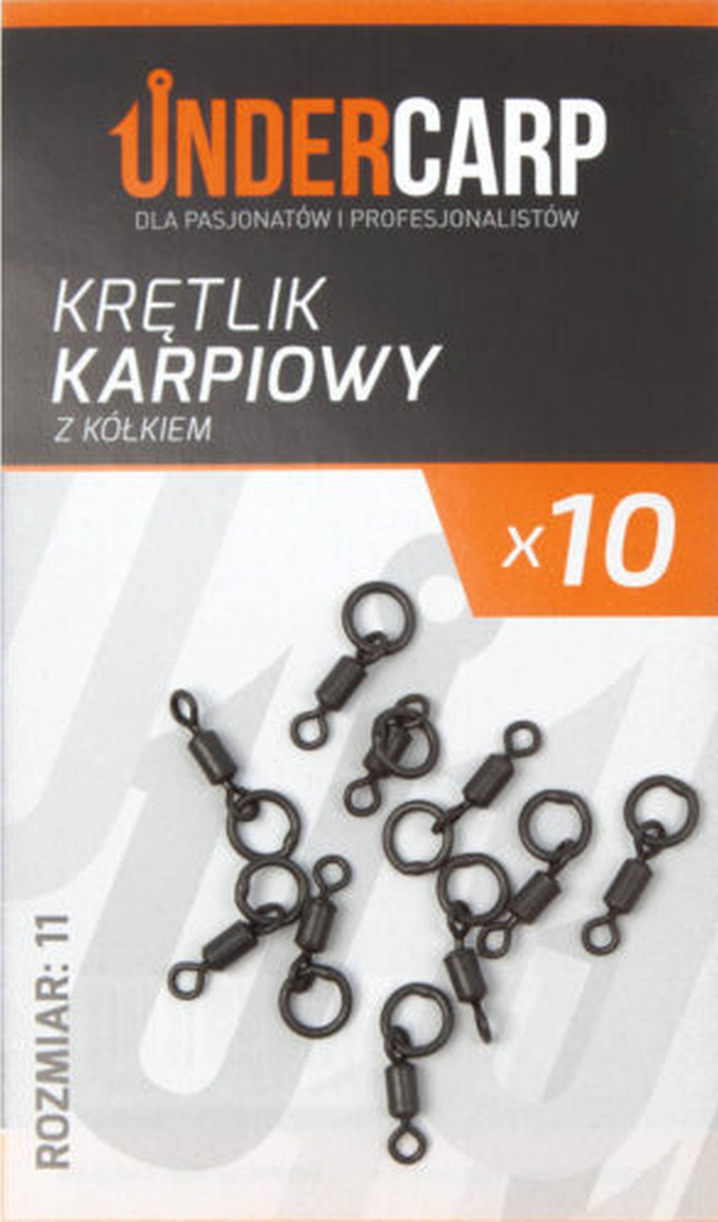 Krętlik karpiowy z kółkiem Undercarp