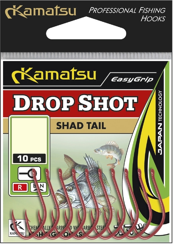 Haczyki Kamatsu Drop Shot Shad Tail