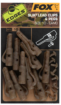 Klipsy Fox Edges Camo Slik Lead Clip + Pegs
