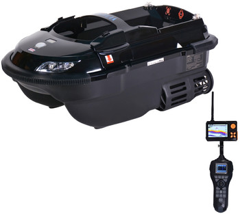 Łódź zanętowa Boatman Vulcan Pro Black GPS + Echo SN4