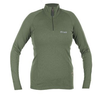 Golf termoaktywny damski Graff 907 Oliwka