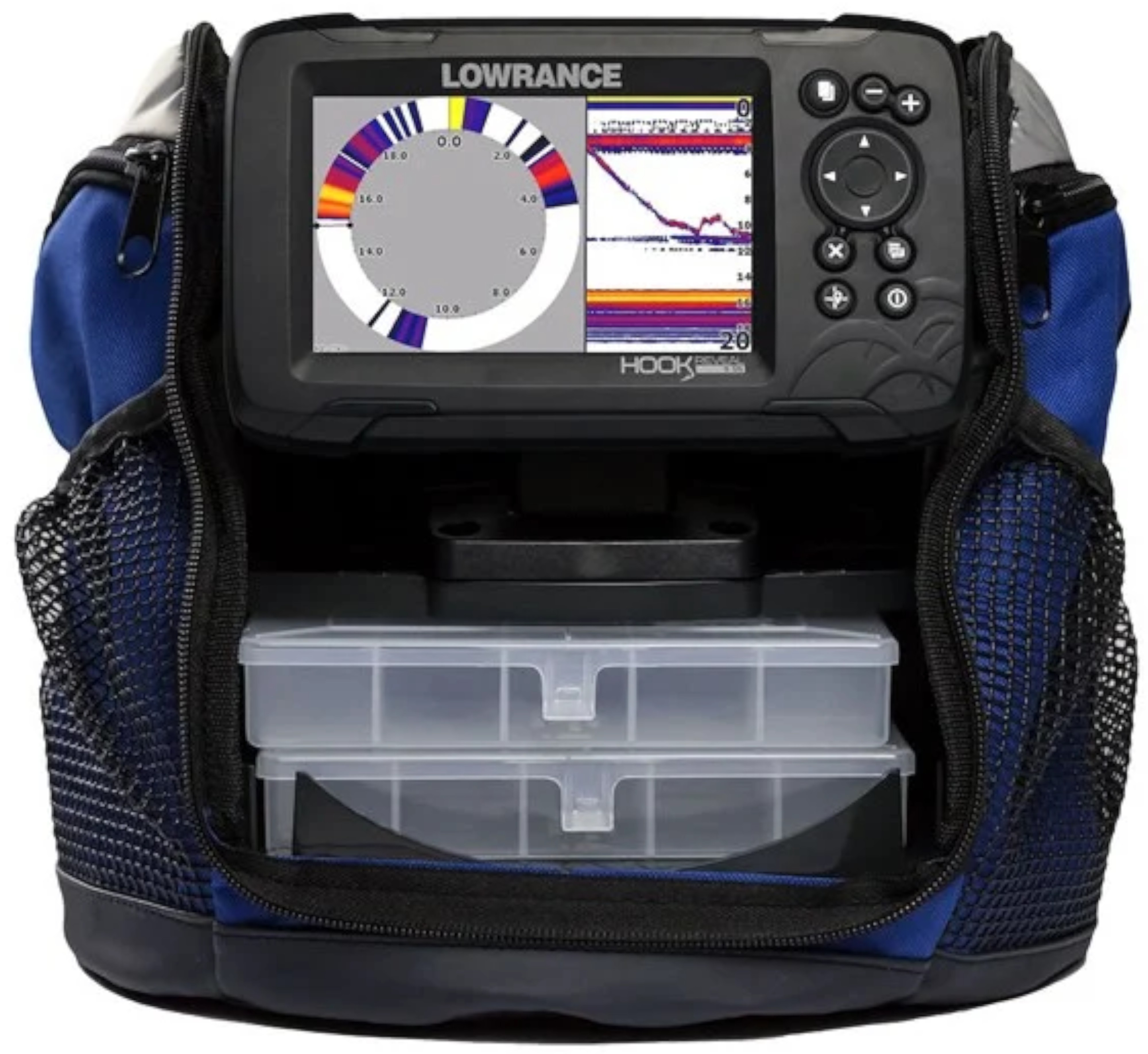 Echosonda Lowrance Hook Reveal 5 Row IceMachine