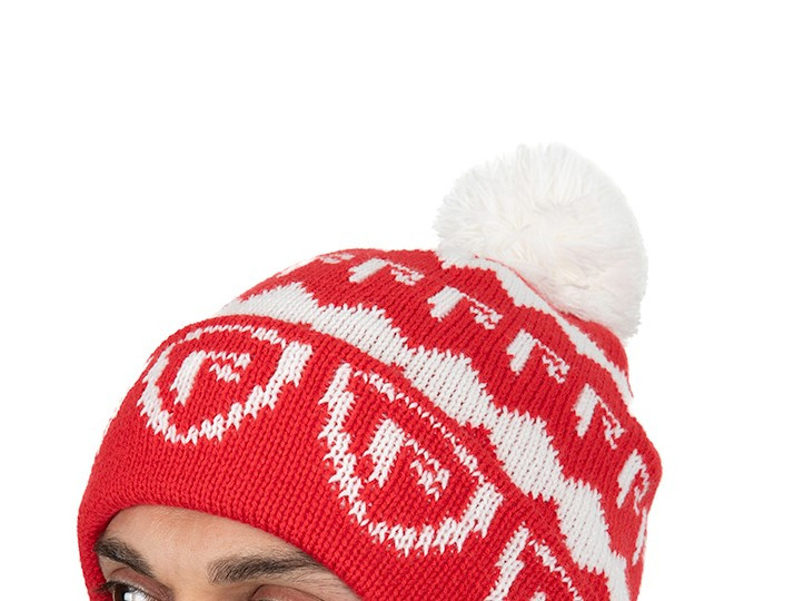 Czapka Fox Rage Red and White Bobble Hat