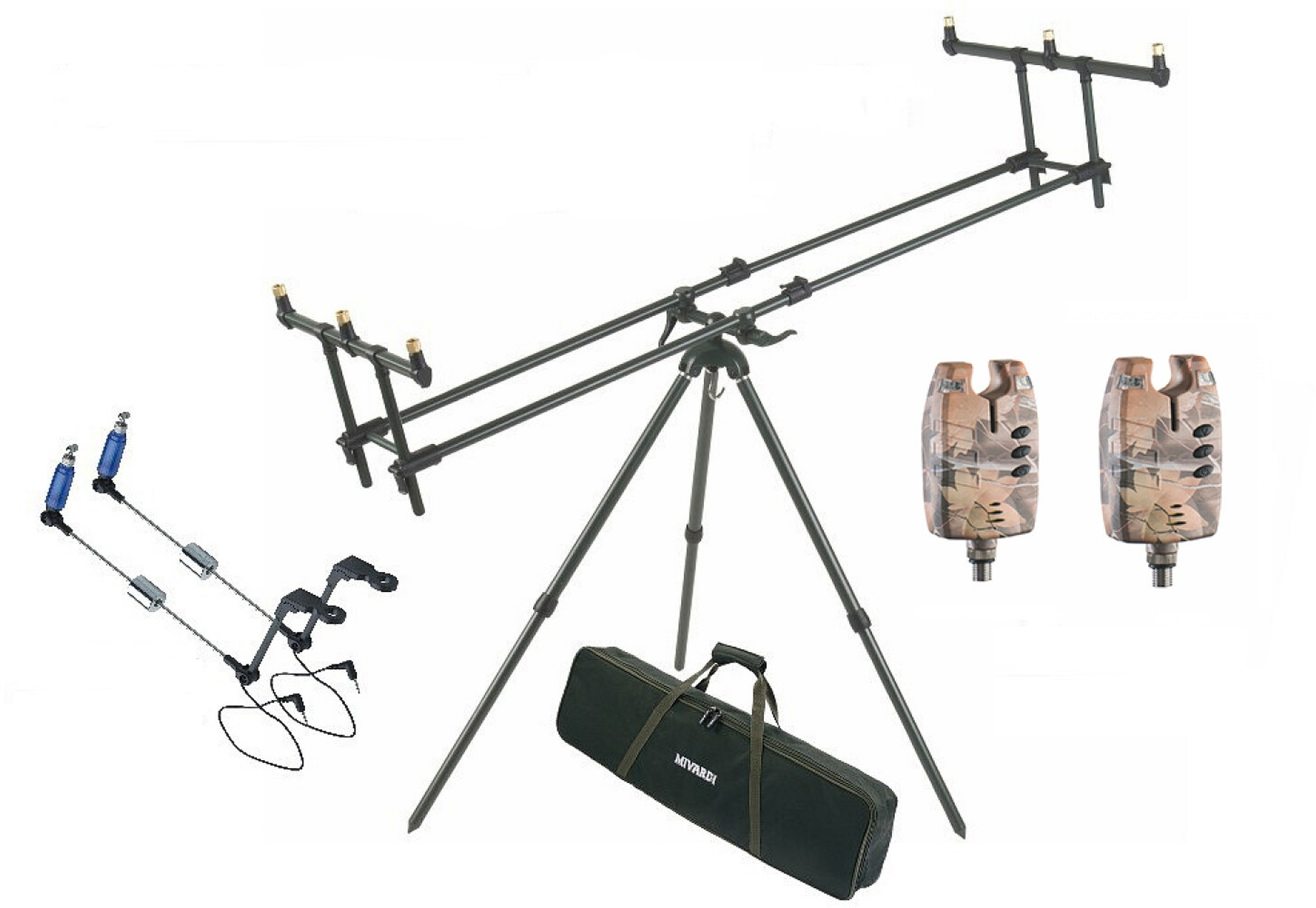 Zestaw stanowisko wędkarskie Mivardi Tripod Premium promotion set