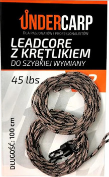 Leadcore z krętlikiem do szybkiej wymiany Undercarp
