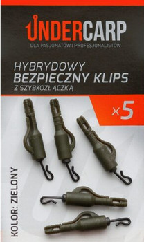 Klips Undercarp Hybrydowy bezpieczny klips z szybkozłączką