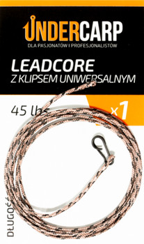 Leadcore z klipsem uniwersalnym Undercarp
