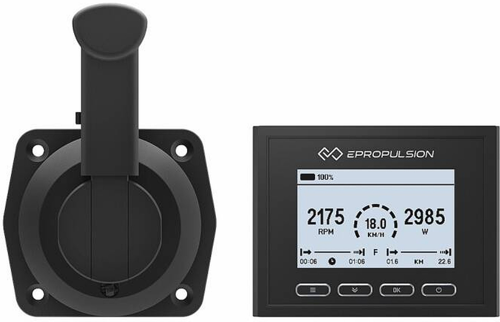 Manetka boczna ePropulsion Evo Side Mount Control
