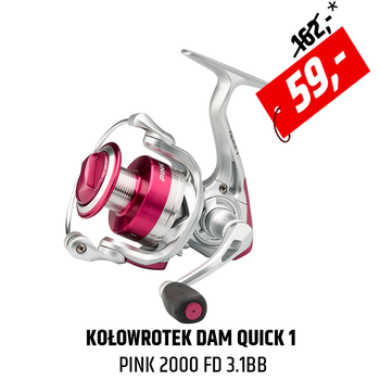 Kołowrotek DAM Quick 1 Pink