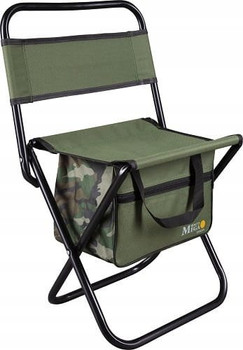 Krzesło składane Mega BAITS z oparciem i torbą