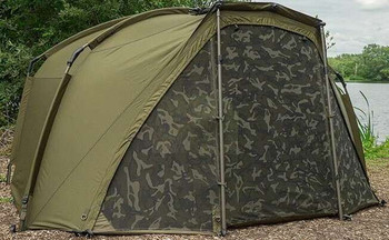 Pełny zestaw z namiotem Fox Frontier Lite panelem i narzutą