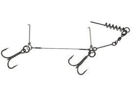 Tytanowa dozbrojka do dużych przynęt Savage Gear 1x7 Titanium Corkscrew 2x#2/0 23kg