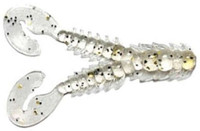 143 Clear/Black/Gold Flake