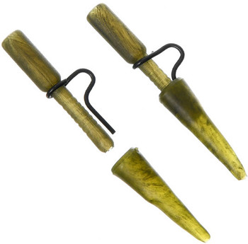 Bezpieczny klips Flagman Metallic Lead Clip PEG Tail Rubber Olive