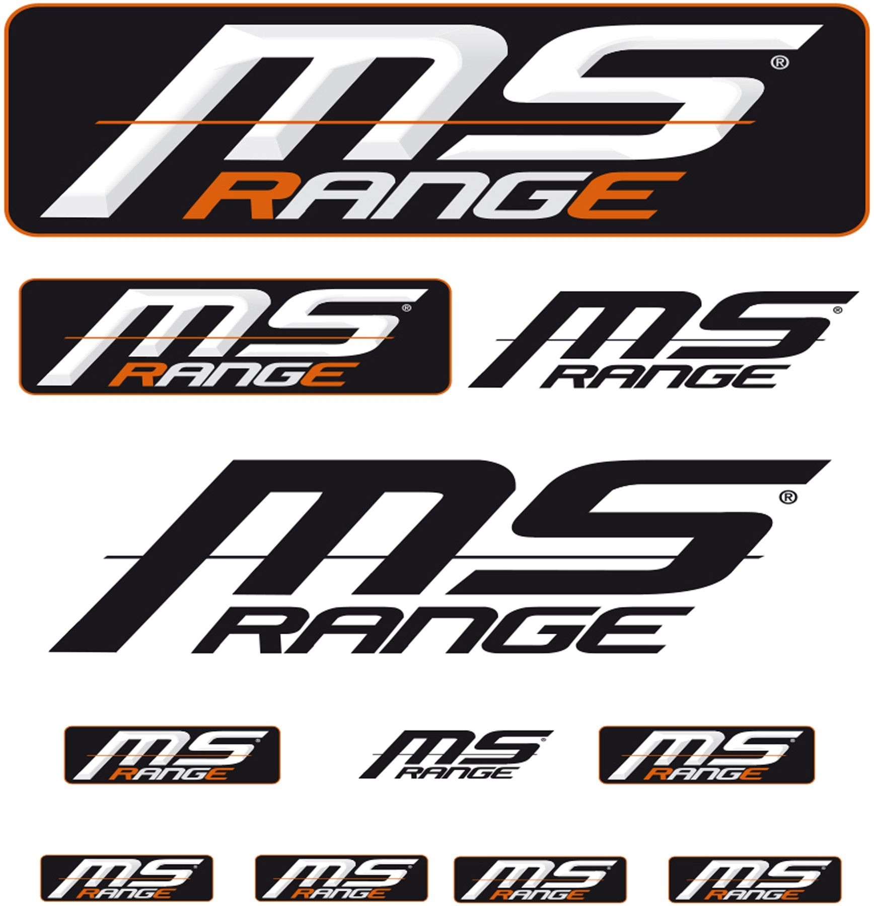 Naklejka MS Range Stickerbogen Aufkleber