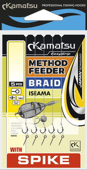 Przypon feeder Kamatsu Method Feeder Braid Iseama