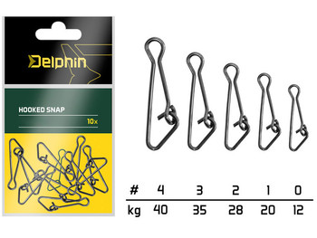 Agrafka Delphin Agrafka z haczykiem