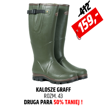 Kalosze ocieplane Graff 120 Oliwka