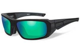 Okulary polaryzacyjne WileyX Enzo Emerald Mirror Matte Black Frame
