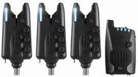 Zestaw sygnalizatorów brań z centralką JRC Radar CX Set 3+1 niebieski