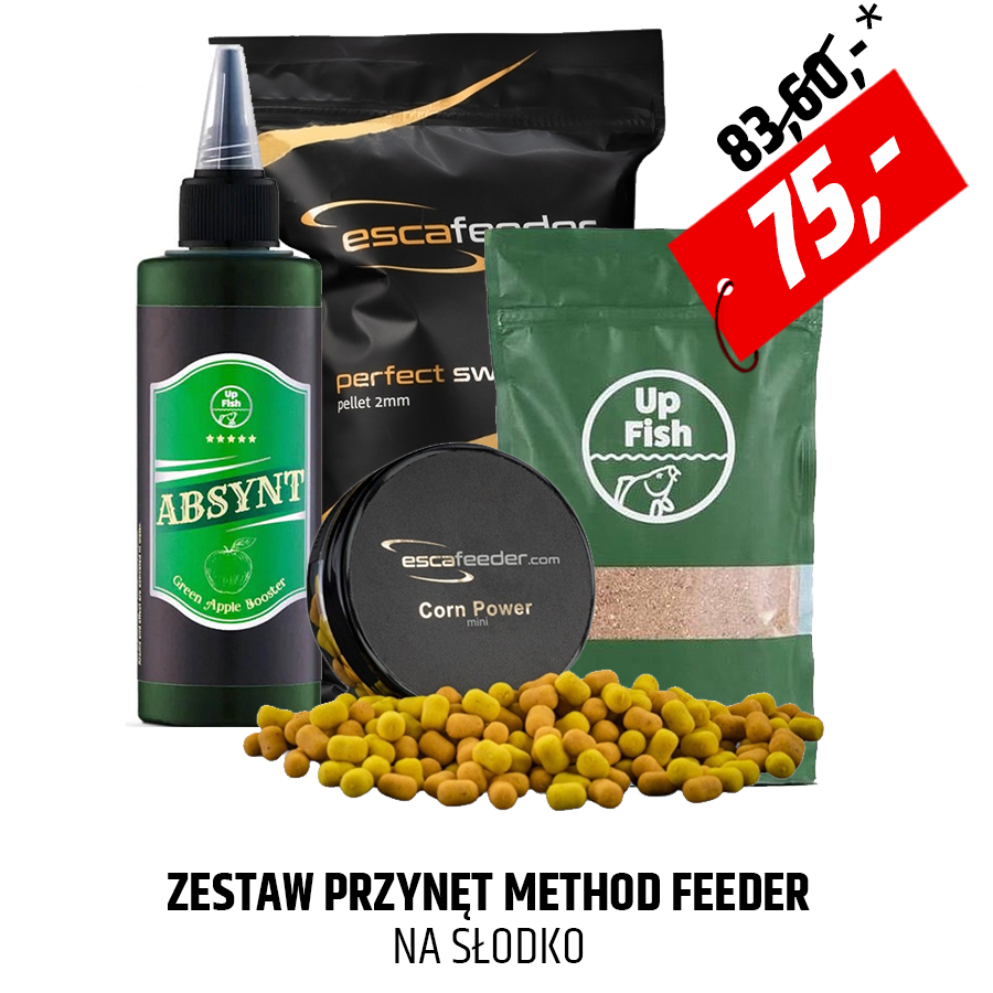Zestaw przynęt i zanęt Method Feeder Słodko