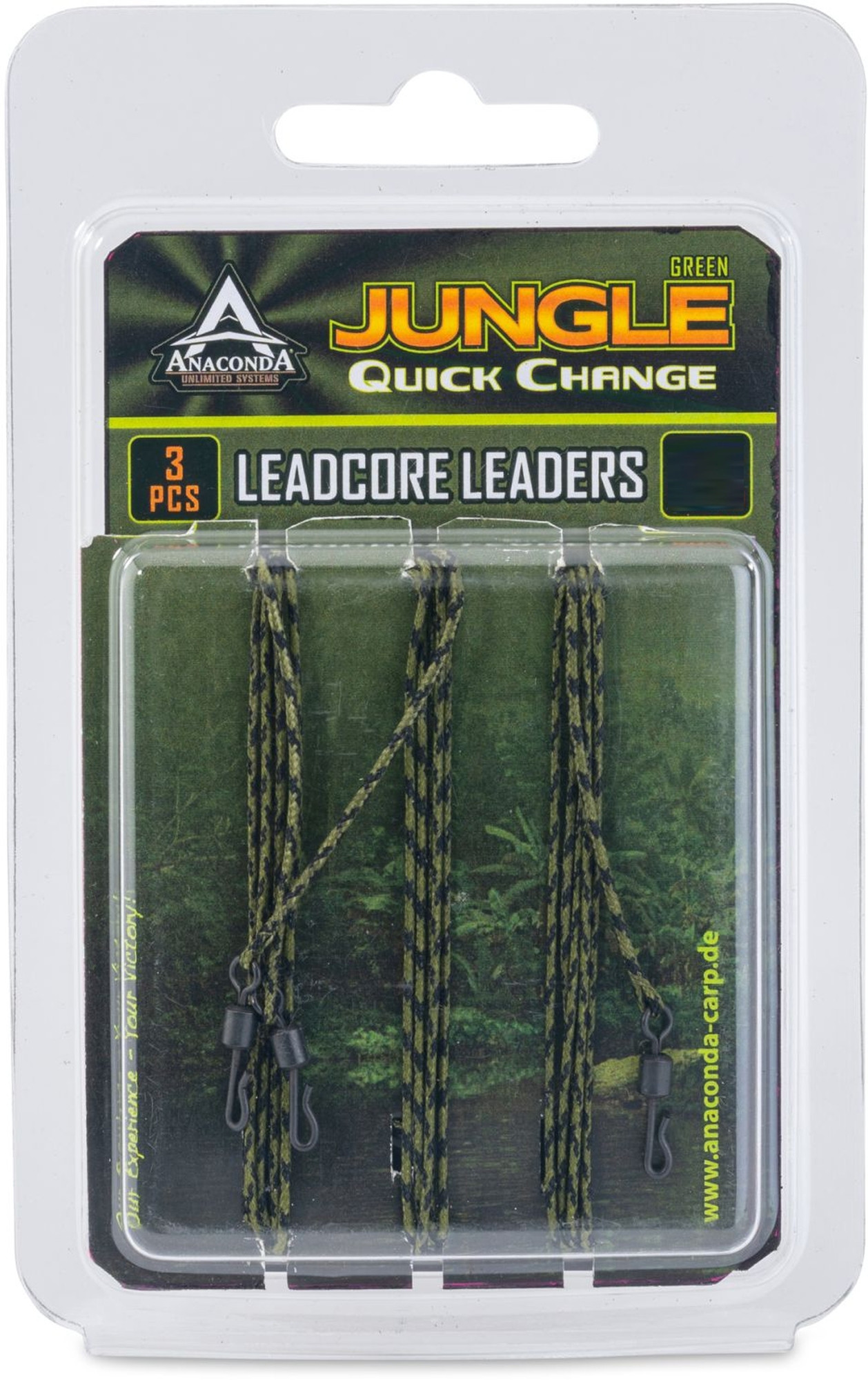 Zestaw końcowy Anaconda Quick Change Safety Clip Leadcore Leaders