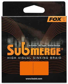 Plecionka FOX Carp Submerge Naturals Orange