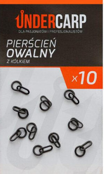 Pierścień owalny z kółkiem Undercarp