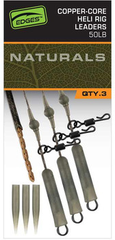 Zestaw końcowy FOX Carp Edges Naturals Copper-Core Heli Rig