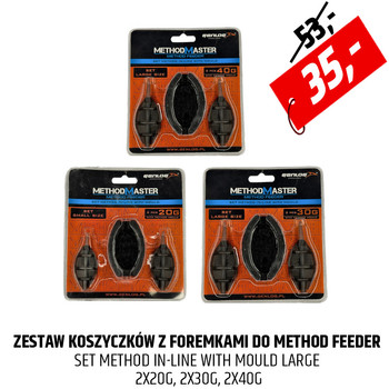 Zestaw 6 Koszyków Genlog Method Feeder z formą