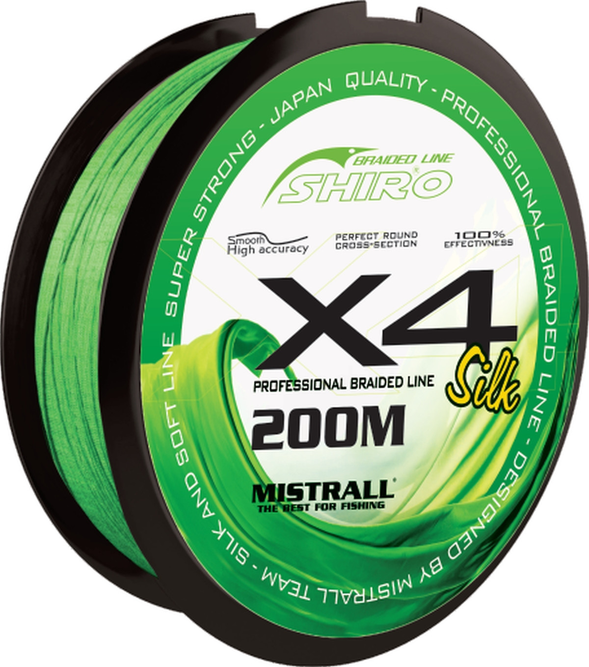Plecionka Mistrall Shiro Silk X4 Green
