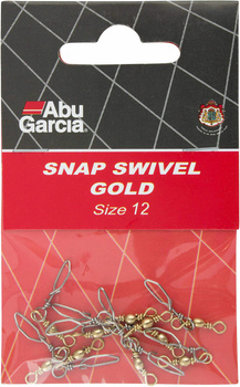 Agrafka z kręlikiem Abu Garcia Snap Swivel Gold