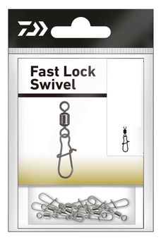 Agrafka z krętlikiem Daiwa Fast Lock Swivel