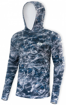 Bluza Flying Fisherman Performance Mossy Oak Blackfin