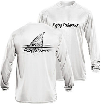 Bluza Flying Fisherman Performance Redfish White