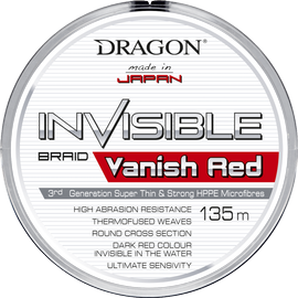 Dragon Invisible Vanish Red Momoi 0.06mm 4.8kg - plecionka wędkarska