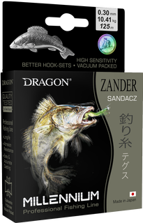 Dragon Millenium Sandacz 0.22mm 5.98kg 250m fluo - żyłka wędkarska