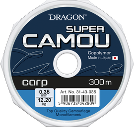 Dragon Super Camou Carp 0.25mm 7kg 300m - żyłka wędkarska