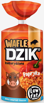 Dzik Wafle Kukurydziane Low Fat Papryka